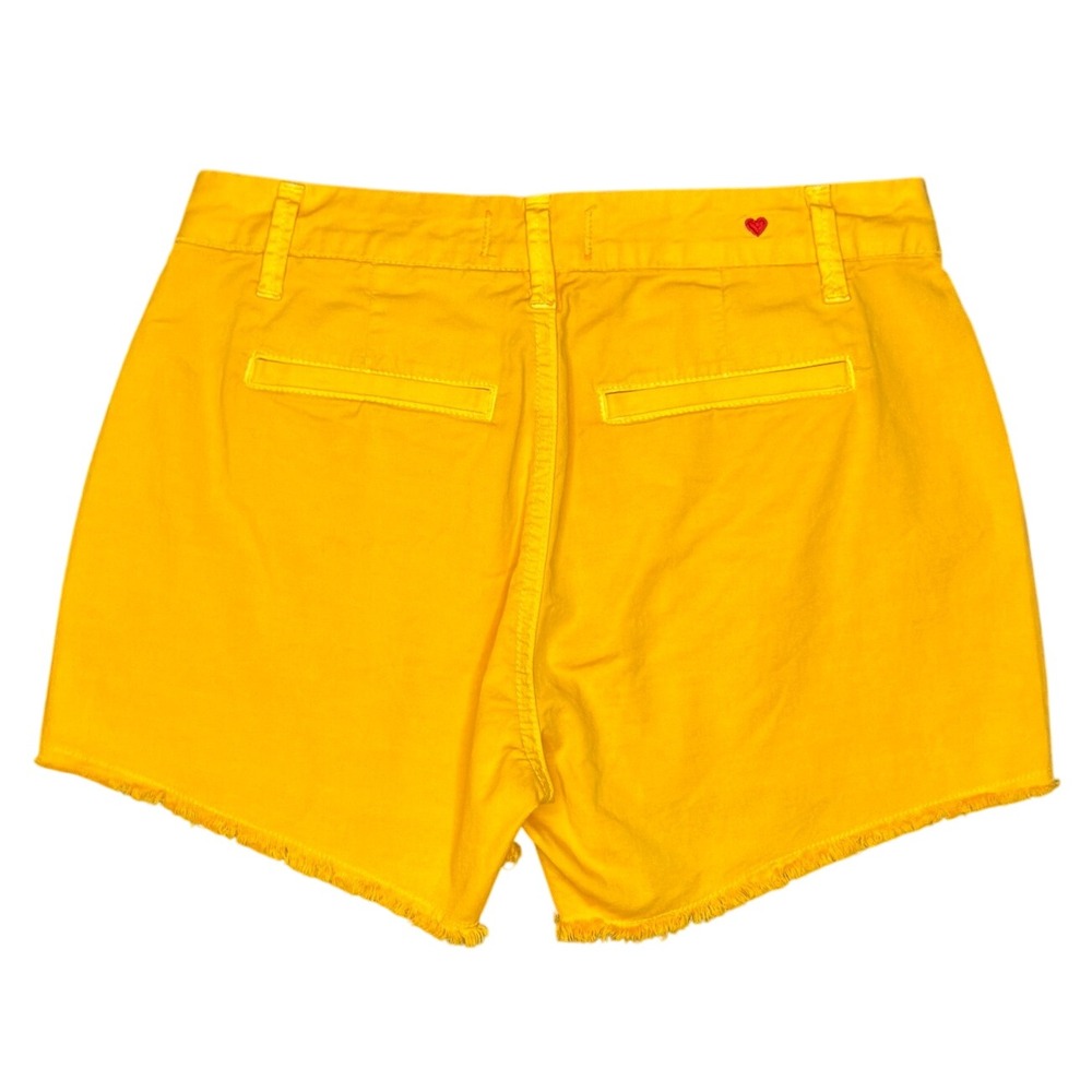 Sundry Cutoff Shorts Womens 25 Pop Yellow Frayed Hem